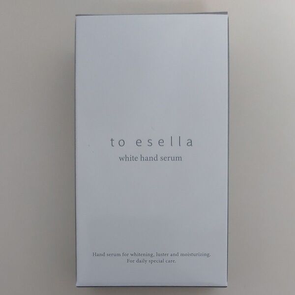 to esella ホワイトハンドセラム