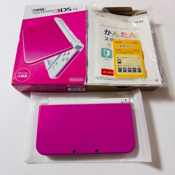 美品!完品!NEW Nintendo 3DSLLピンクホワイト