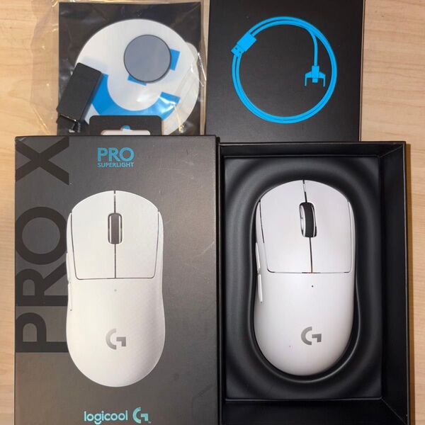 不具合無し 付属品完備 ロジクール G PRO X SUPER LIGHT ゲーミングマウス Logicool ワイヤレス