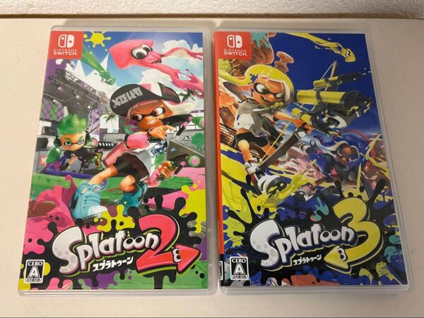 即日発送 スプラトゥーン3 & スプラトゥーン2 Nintendo Switch ソフト ニンテンドー 任天堂 セット スイッチ