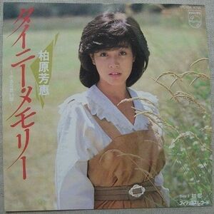 ◇シングル 柏原芳恵 タイニー・メモリー 初恋 松山千春 石川鷹彦 7PL-134