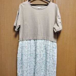 レディース 半袖 ワンピース 部屋着
