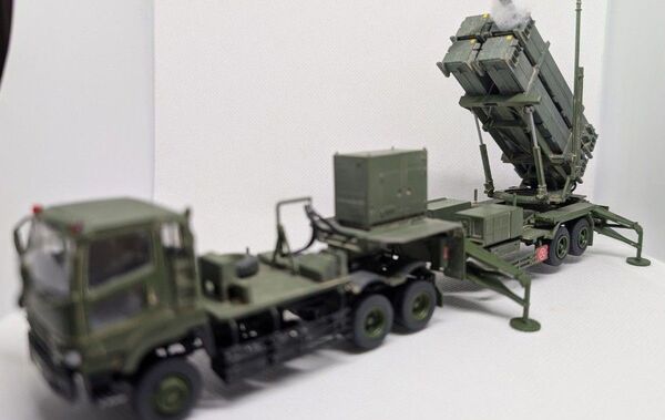 航空自衛隊 パトリオット PAC-3発射機 1/72 塗装済完成品