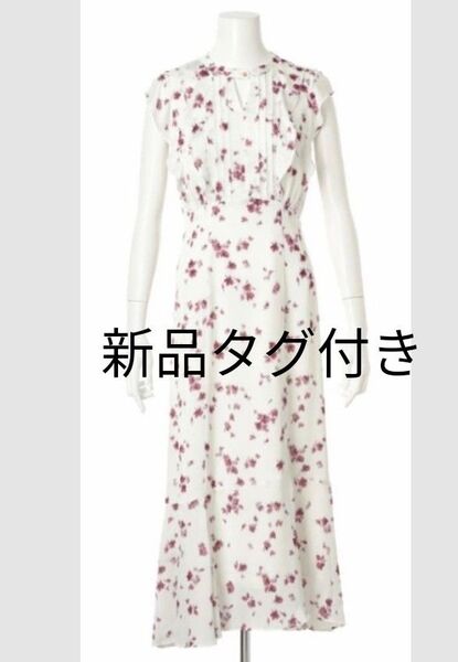 新品タグ付き Apuweiser-riche アプワイザーリッシェ 水彩フラワーワンピース ぼかしフラワー アルページュストーリー