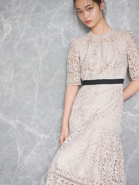 未使用 CELFORD フラワーレースワンピース 2024 佳子様 結婚式 セルフォード