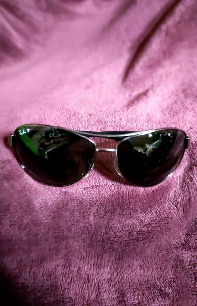 Ray-Ban 偏光レンズサングラス RB3183 004/71 63□15