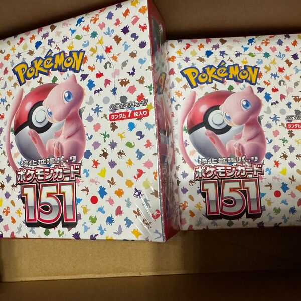 ポケモンカード151 2BOX シュリンク付き 新品未開封