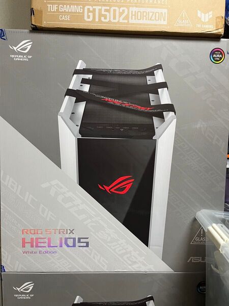 ASUS 強化ガラス製ミドルケース ROG STRIX HELIOS CASE GX601 WHITE / ATX