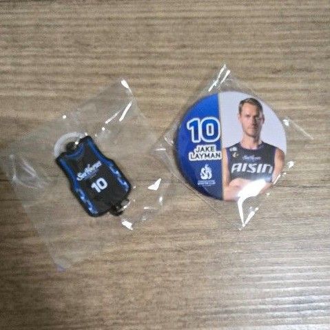 シーホース三河★ジェイクレイマン選手 缶バッジ&アンブレラマーカー