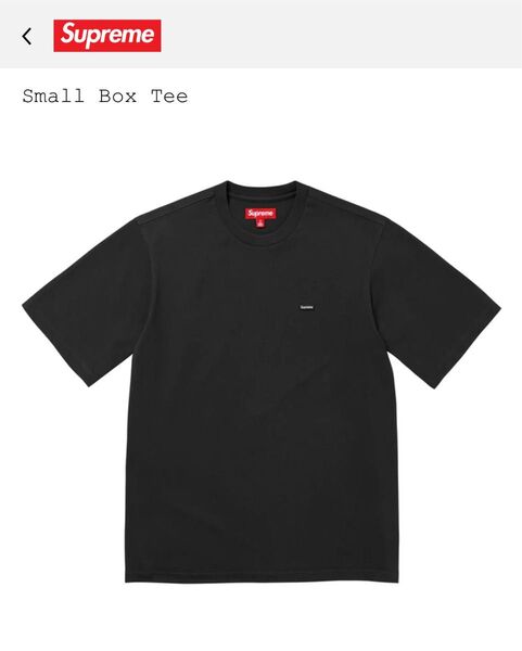 Supreme Small Box Tee "Black" (25SS) Mサイズ