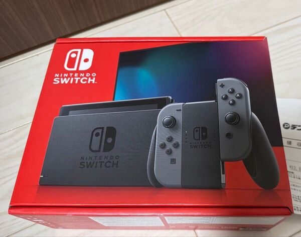 新品 任天堂スイッチ Nintendo Switch JOY-CON グレー H 5/18購入レシートあり HAD-S-KAAAH