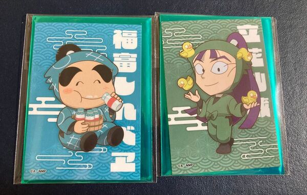 忍たま乱太郎 極楽湯コラボ トレーディングミニキャラミニブロマイド 福富しんべヱ&立花仙蔵
