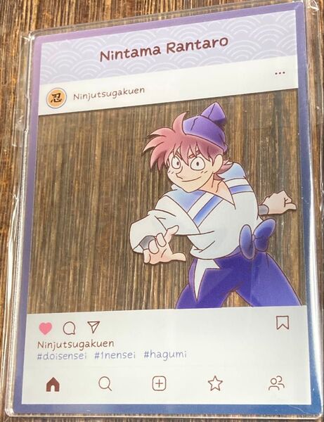 忍たま乱太郎 アクリルトレカプレート インスタ風 土井半助(私服)