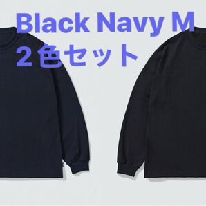 Ennoy CREW LS T-SHIRTS M 2色2点セット