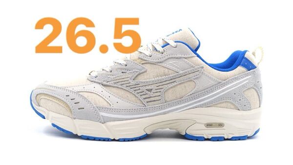 WIND AND SEA × Mizuno MXR "Beige/Grey/Blue" 26.5cm