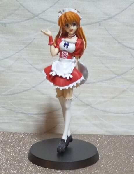新世紀エヴァンゲリオン アスカラングレー メイド服フィギア 【中古品】