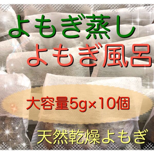 お試し!(大容量5g×10個) 乾燥よもぎ よもぎ足湯 よもぎ蒸し よもぎ入浴剤