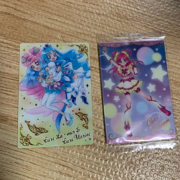 プリキュア カード 2枚セット Cure La Mer Cure Marine Cure Dream