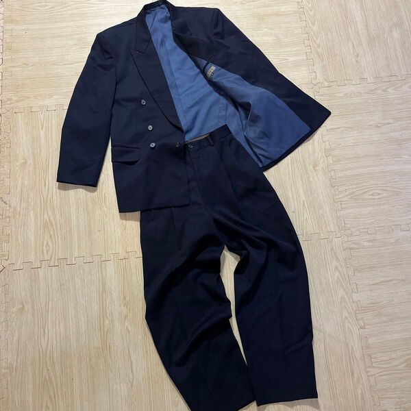 Perrys セットアップ ジャケット パンツ 二点 セットアップ ジャケット スーツ パンツ ネイビー