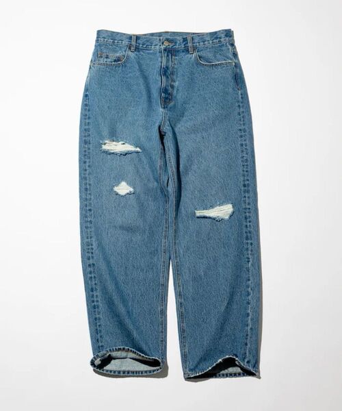 FREAK'S STORE クラッシュワイドデニムパンツ ジーンズ