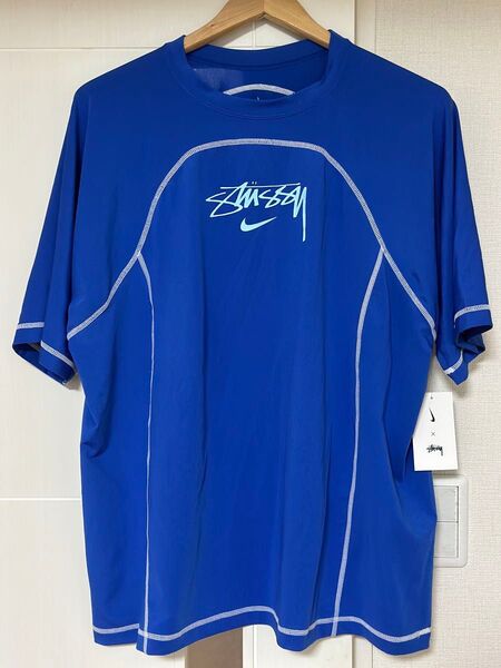 NIKE × Stussy コラボ Tシャツ ブルー 新品未使用 タグ付き L