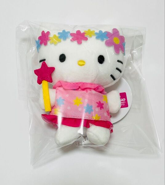 サンリオ むにゅぐるみパティオ ハローキティ マスコット お花 フラワー 花飾り