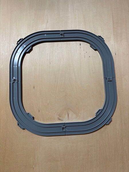 プラレール 曲線 カーブ 90° 90度 レール ダーク グレー 直角 小回り レトロ レア トーマス のびーるにじの橋