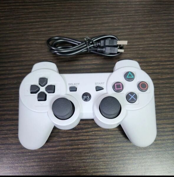 【未使用品】PS3 コントローラー 互換品 プレステ3 PlayStation3 ホワイト