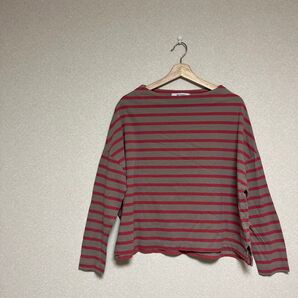 NANO レディース トップス 長袖 シャツ ブラウン系 サイズF 訳あり 可愛い 人気 チェック