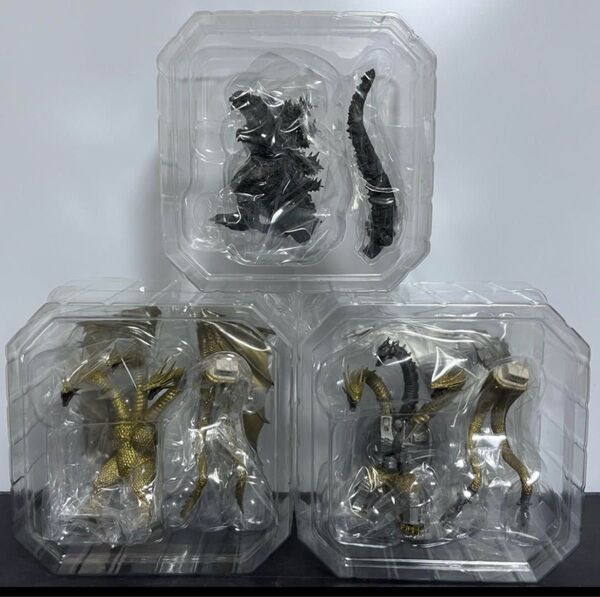 激造シリーズ 歴代ゴジラ・怪獣編3種 ライド&キングギドラ&メカキングギドラ