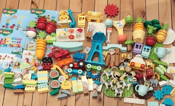 デュプロ レゴ LEGO ブロック 動物 乗り物 野菜 遊園地 知育玩具 ホビー