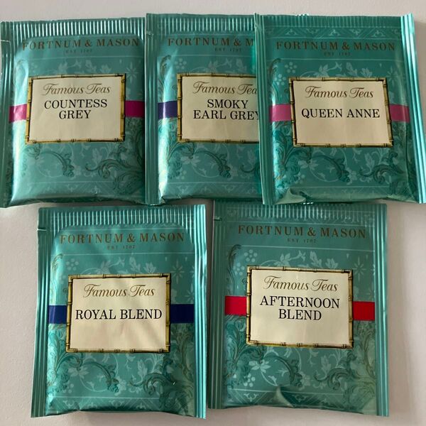 FORTNUM & MASON フォートナム&メイソン 紅茶 ティーバッグ 5袋セット