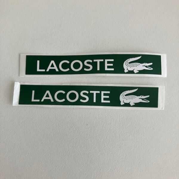 LACOSTE ロゴステッカー 2枚セット