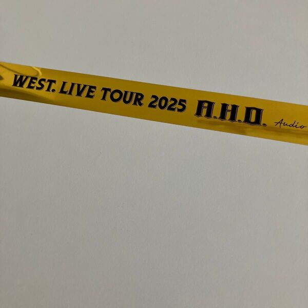 WEST LIVE TOUR 2025 A.H.D 銀テープフル1本