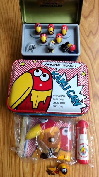 森永キョロちゃんグッズまとめ売り オルゴール缶 おもちゃのカンヅメ