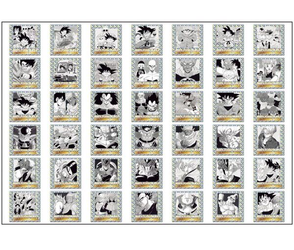 ドラゴンボール 40周年記念オリジナルイラストレーション シールウエハース 全42種 フルコンプリート