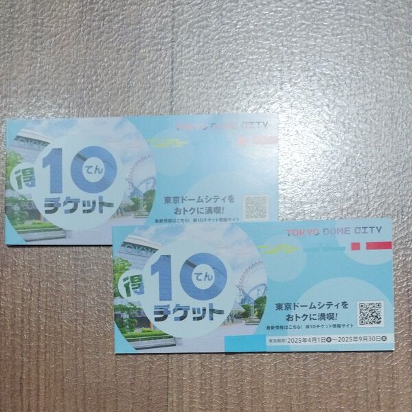 得10チケット 2冊
