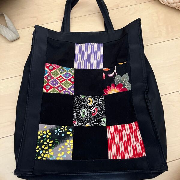 パッチワーク トートバッグ ハンドメイド