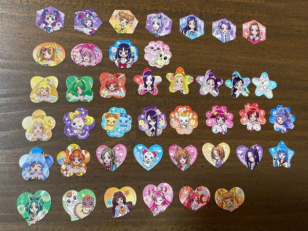 プリキュアキャラクター ステッカーセット フレークシール