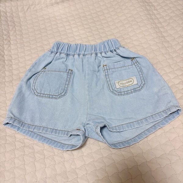 minirobe デニムショートパンツ 韓国こども服