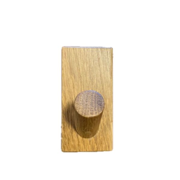 無印良品 壁に付けられる家具フック オーク材 【画鋲なし・フックのみ】