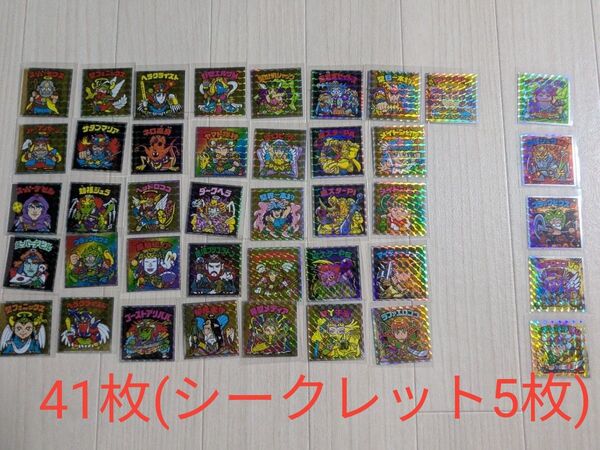 ヘッドだらけのビックリマンチョコ ビックリマンシール 41枚(シークレット5枚)