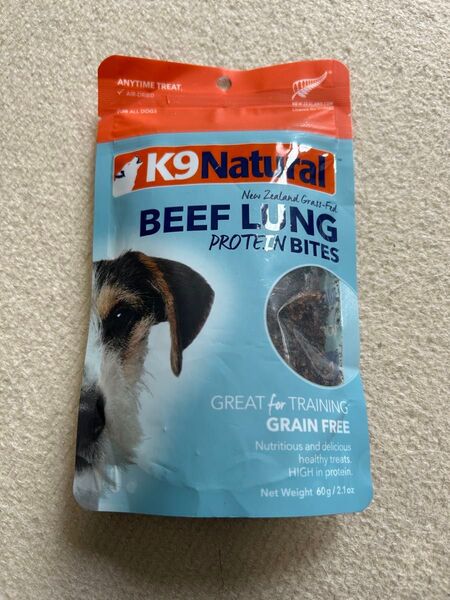 k9ナチュラルビーフラング 60g