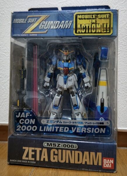 Zガンダム アムロ・レイ仕様機 MIA モビルスーツインアクション IN ACTION JAF-CON 2000 ゼータガンダム
