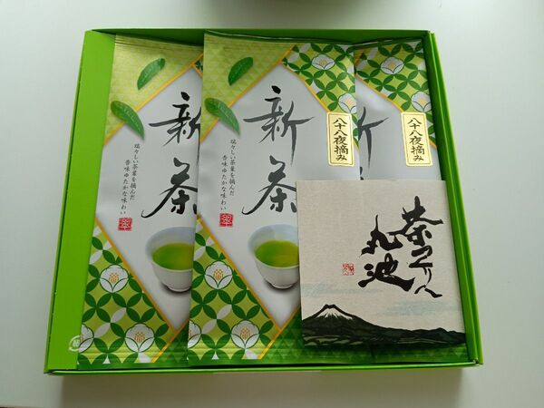 【新品・未開封】丸池製茶 八十八夜摘み 煎茶 100g×3本セット 静岡茶