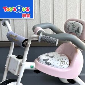 【トイザらス限定】ディズニー トライクピュア ハンドル付き 子供三輪車
