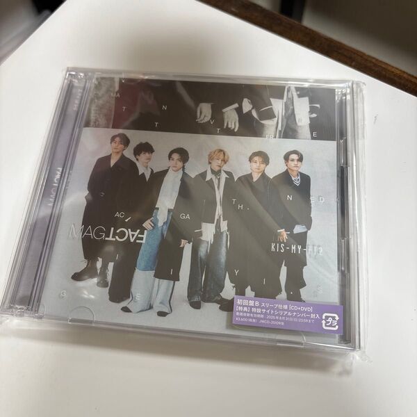 初回盤B Kis-My-Ft2 CD+DVD/MAGFACT 25/5/21発売