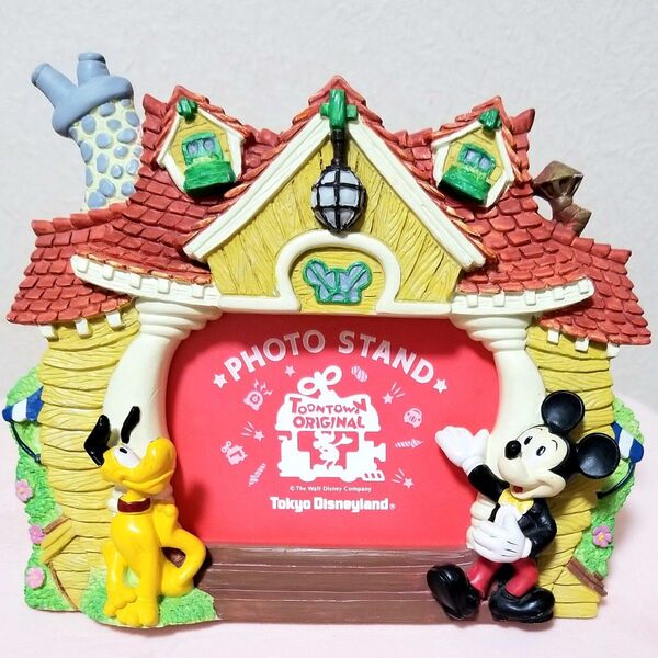 週末値下げ! 1996年当時物 希少 ディズニー フォトフレーム 写真立て 昭和レトロ ミッキー プルート