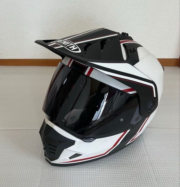 【中古】YAMAHA ヤマハ オフロードヘルメット YX-6 ゼニス GF-03 レッド Mサイズ