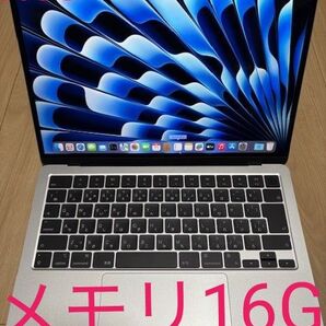 【美品】Macbook Air 2024 M3 13インチ SSD256G メモリー16G